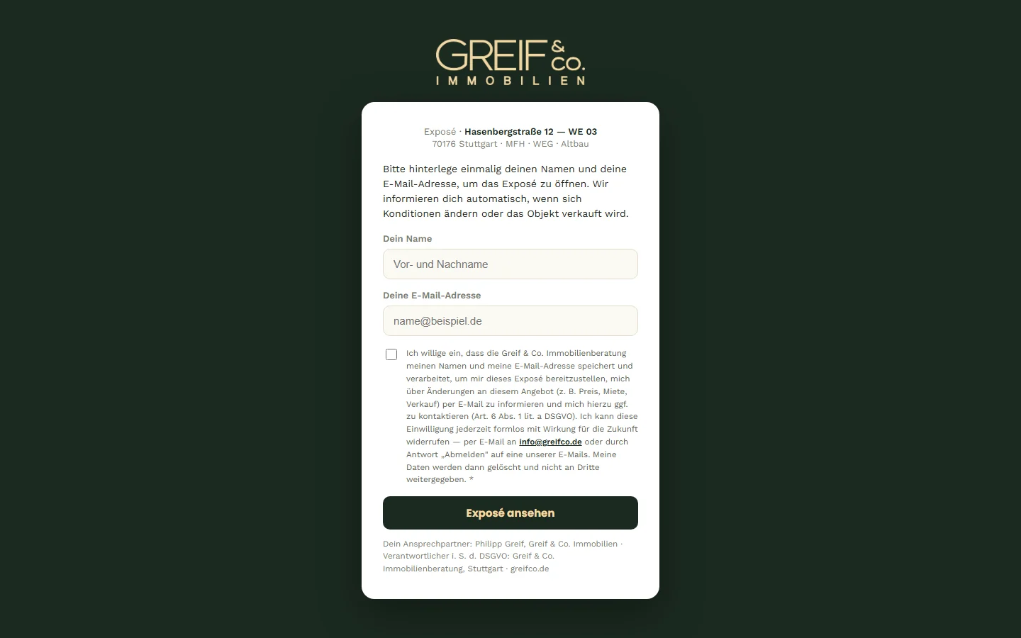 Das E-Mail-Gate des öffentlichen Exposés